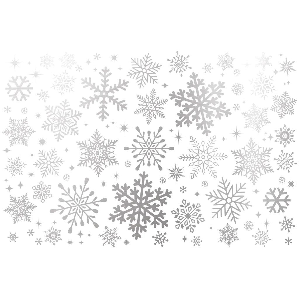 Schneeflocken Weißgold