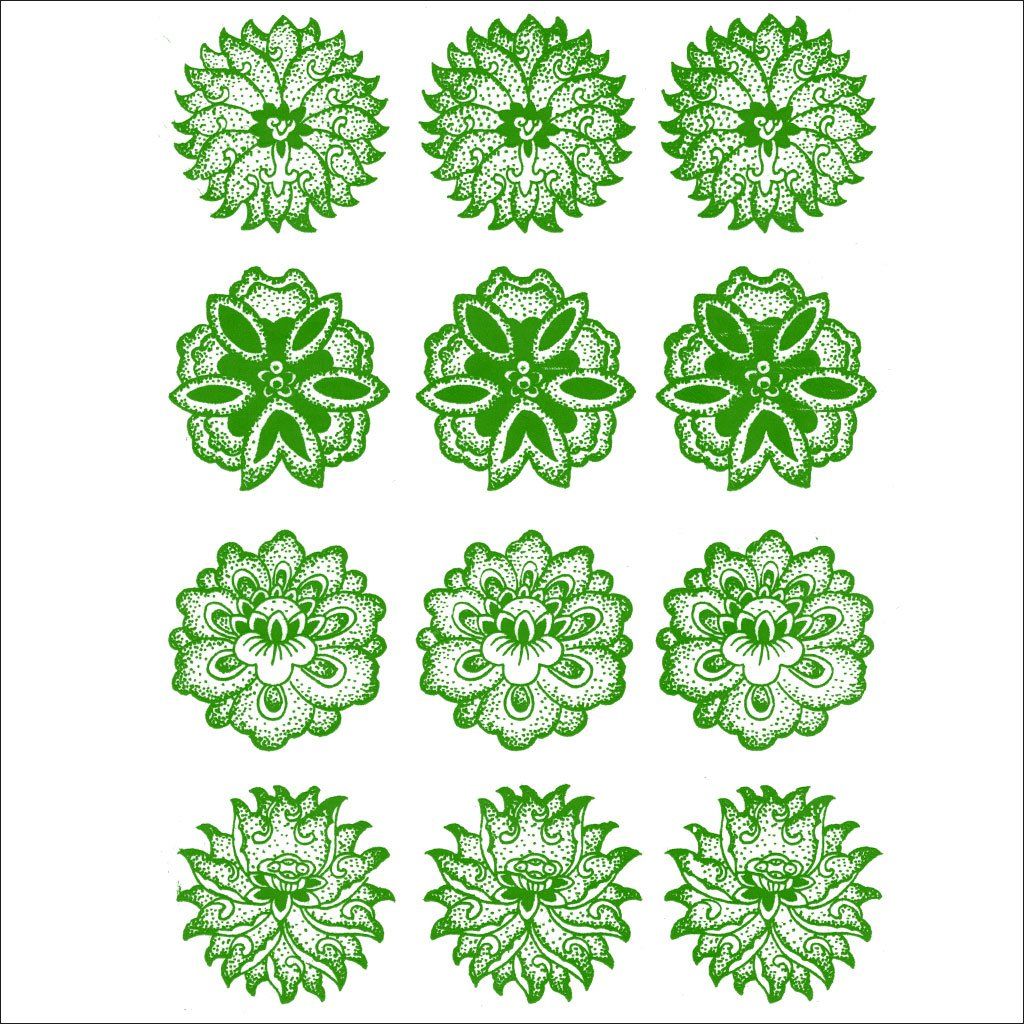 Blüten 14 grün