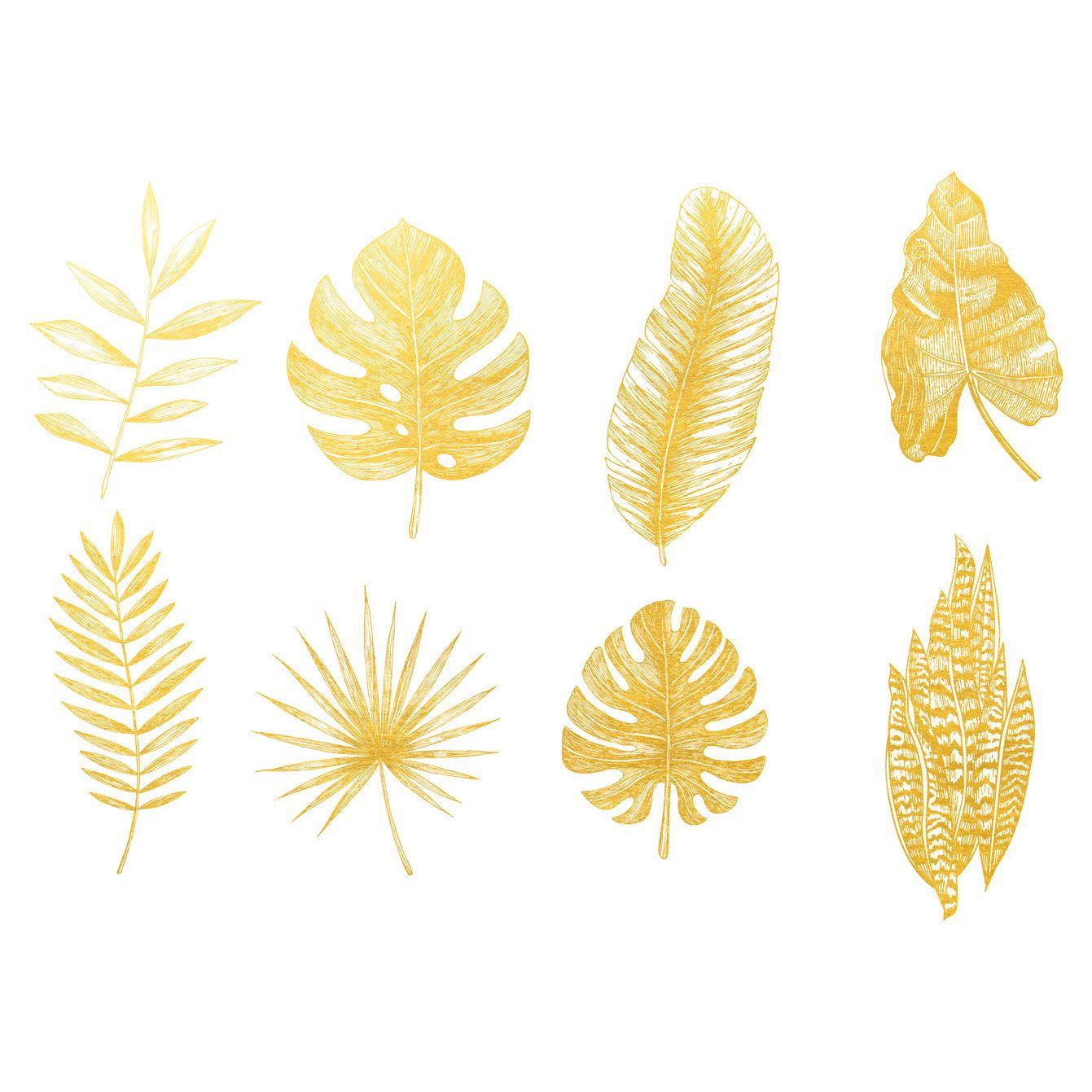 Blätter 01 Gold