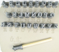 Preview: KW260h Stempel-Set Buchstaben