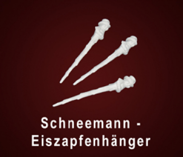 S2300 Schneemann - Eiszapfenhänger - 20cm