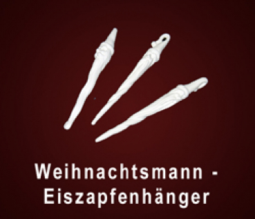 S2374 Weihnachtsmann - Eiszapfenhänger - 14,5cm