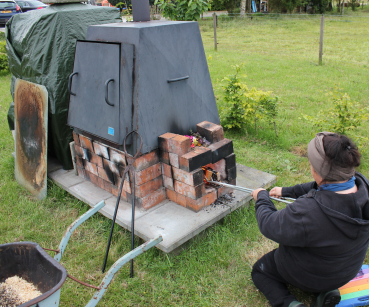 Roderveld Pyramid wood kiln 240H