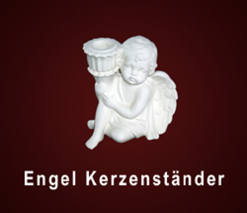 S3075 Engel - Kerzenständer - 14 cm