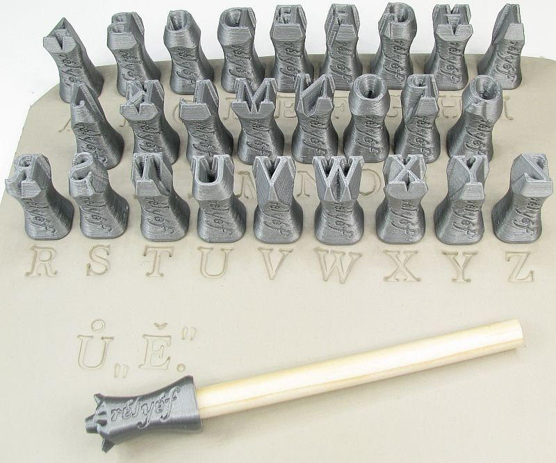 KW260h Stempel-Set Buchstaben